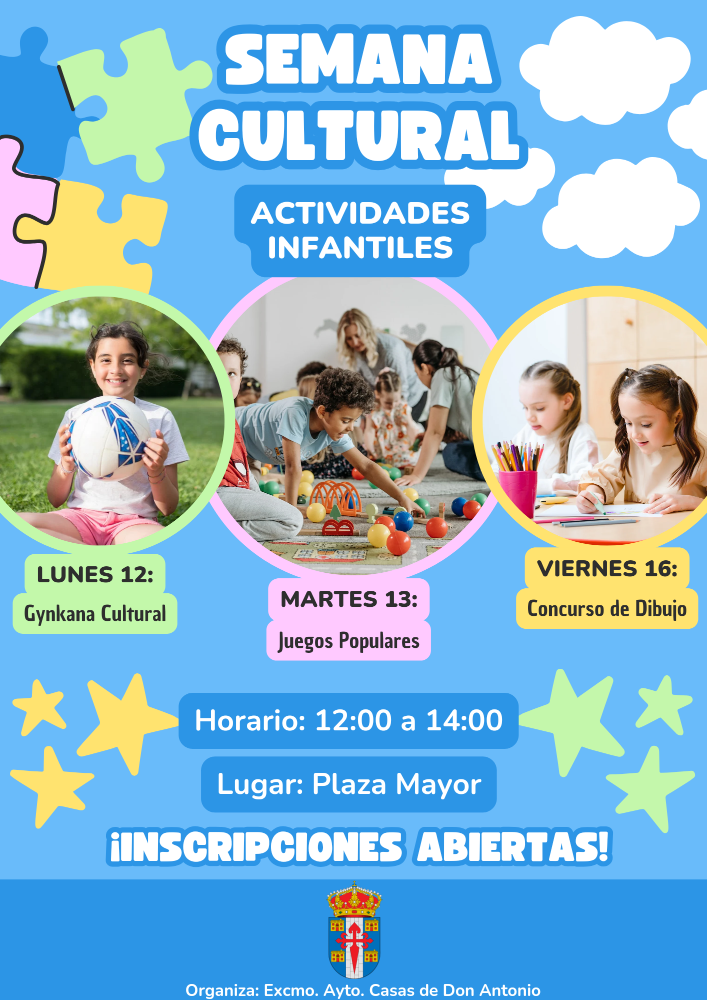 Imagen ACTIVIDADES INFANTILES EN LA SEMANA CULTURAL