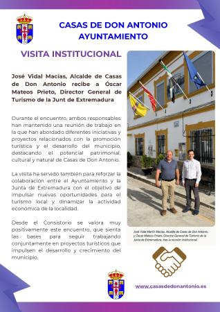 Imagen VISITA INSTITUCIONAL- DIRECTOR GENERAL DE TURISMO
