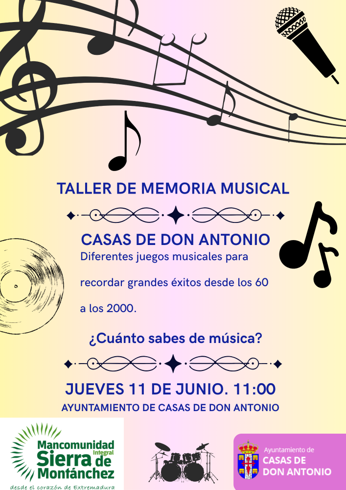 Imagen TALLER MEMORIA MUSICAL